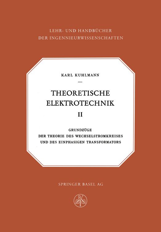 Produktbild: Theoretische Elektrotechnik