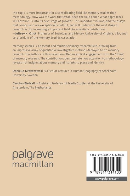 Produktbild: Doing Memory Research
