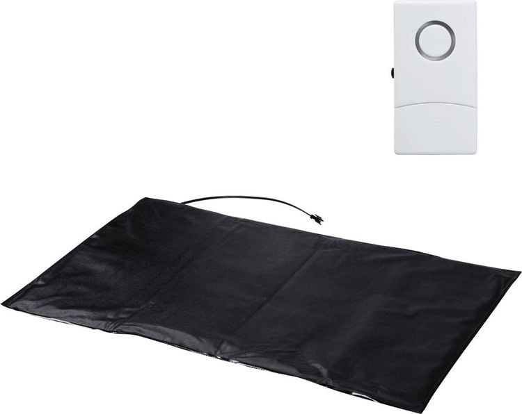 Produktbild: PENTATECH Alarmtrittmatte Schwarz 95 dB 33620