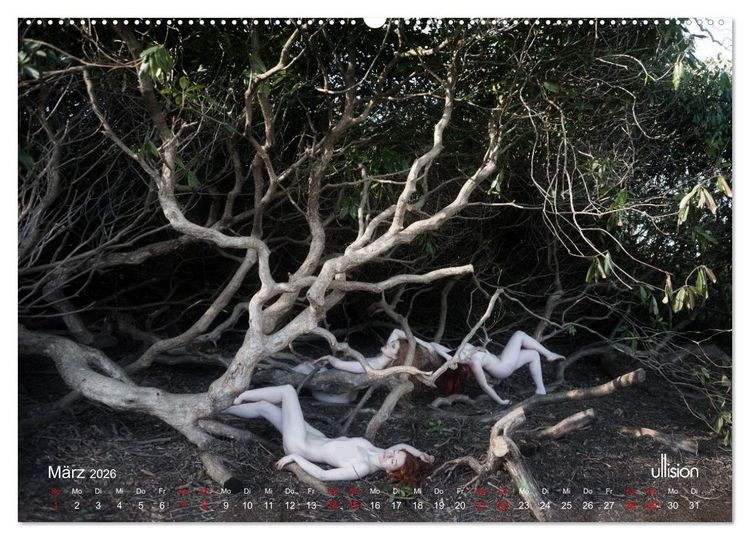 Produktbild: Poesie der Stille &ndash; Akt in der Natur (Wandkalender 2026 DIN A2 quer), CALVENDO Monatskalender