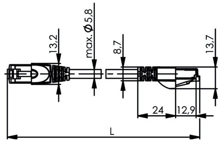 Produktbild: Teleg&auml;rtner 100009142 RJ45 Patchkabel SF/UTP 15.0m Gr&uuml;n mit Knickschutzt&uuml;lle 1St.