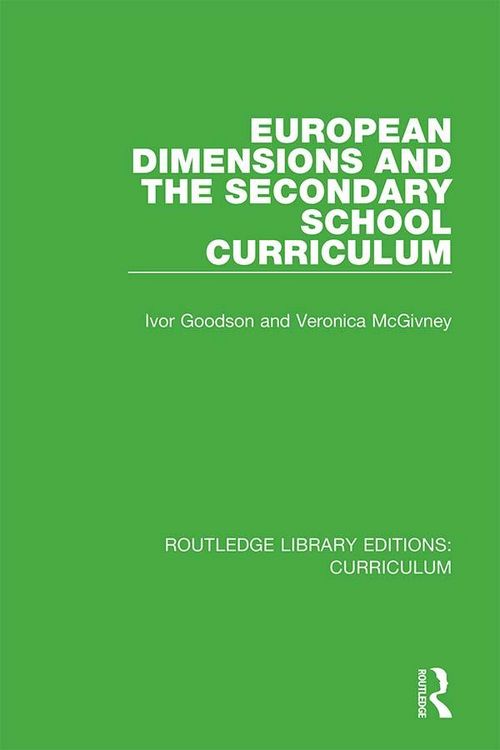 Produktbild: European Dimensions and the Secondary School Curriculum