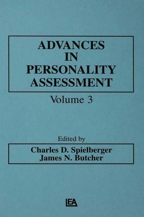 Produktbild: Advances in Personality Assessment