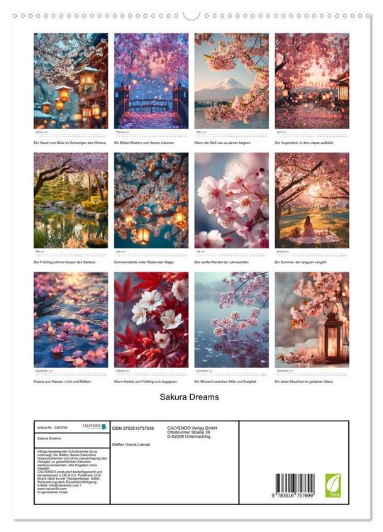 Produktbild: Gierok-Latniak, S: Sakura Dreams (hochwertiger Premium Wandk