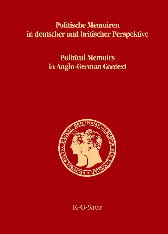 Produktbild: Politische Memoiren in deutscher und britischer Perspektive