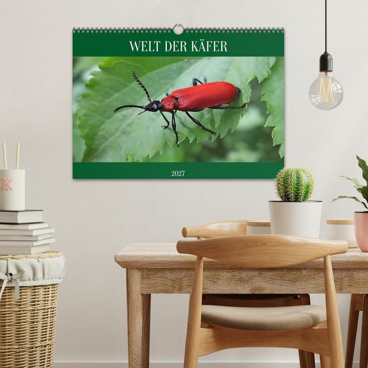 Produktbild: WELT DER K&Auml;FER (Wandkalender 2027 DIN A3 quer), CALVENDO Monatskalender