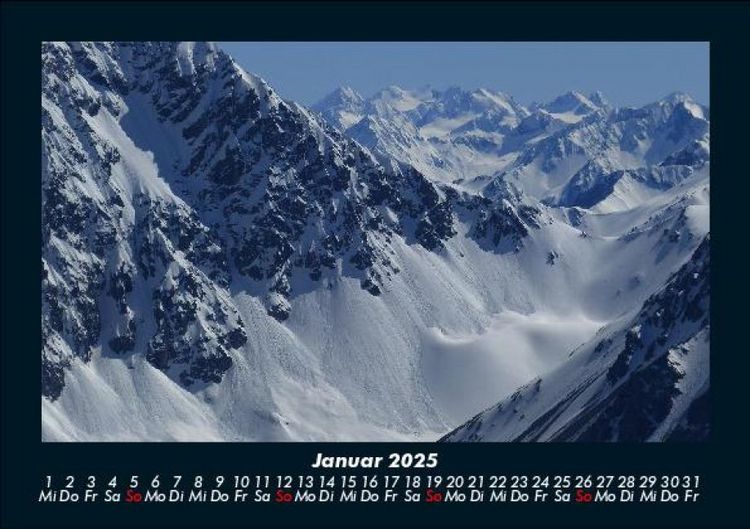 Produktbild: Bergige Welten 2025 Fotokalender DIN A5