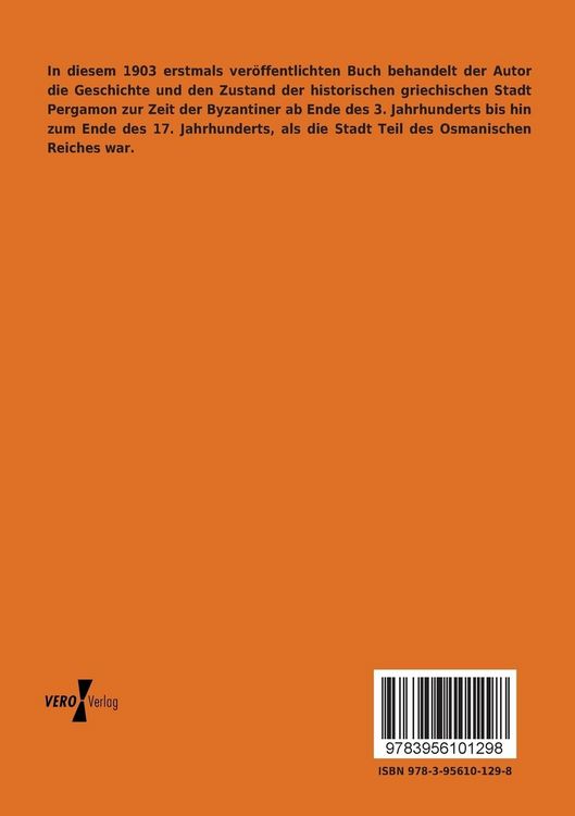 Produktbild: Pergamon unter Byzantinern und Osmanen