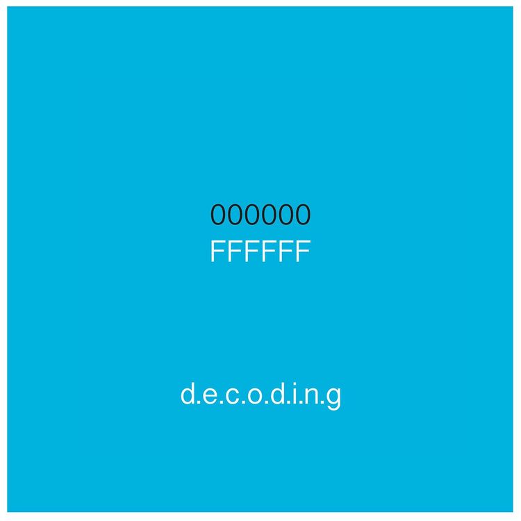 Produktbild: 000000|Ffffff Decoding