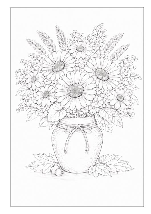 Produktbild: Blumenstr&auml;u&szlig;e &ndash; Blumen Malbuch f&uuml;r Erwachsene mit 50 sch&ouml;nen Ausmalbildern