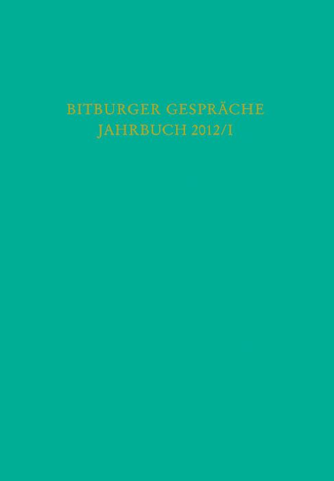 Produktbild: Bitburger Gespr&auml;che Jahrbuch 2012/I