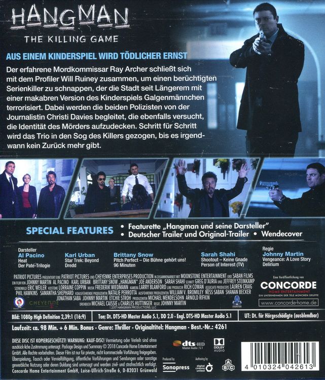 Produktbild: Hangman - The Killing Game