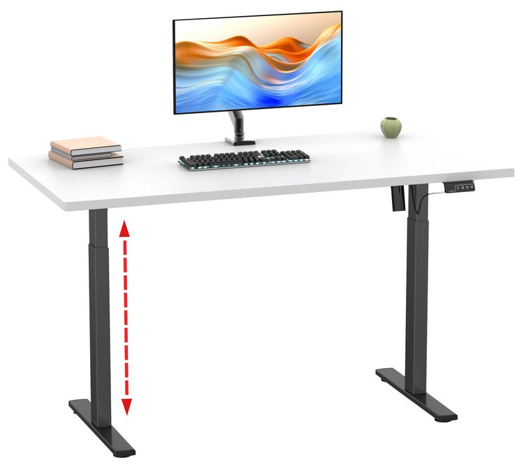 Produktbild: Schreibtisch Lona elektrisch verstellbar 140 x 50