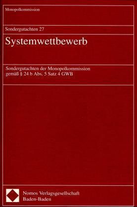 Produktbild: Sondergutachten 27. Systemwettbewerb