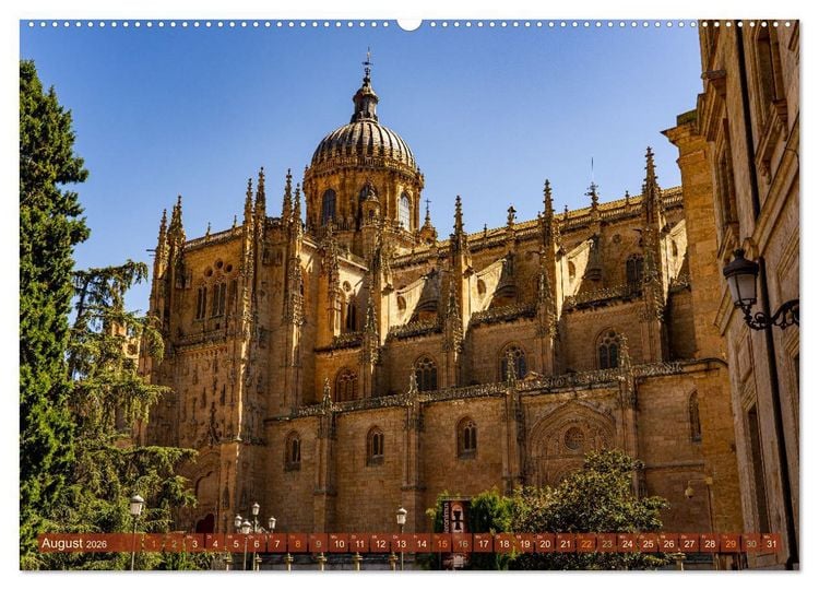 Produktbild: Salamanca - Eine Perle Spaniens (hochwertiger Premium Wandkalender 2026 DIN A2 quer), Kunstdruck in Hochglanz