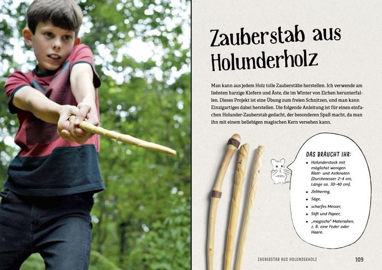 Produktbild: Kinder schnitzen im Wald
