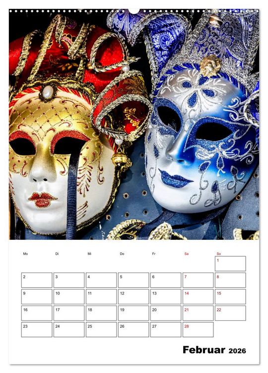 Produktbild: Venedig Kulisse der Serenissima - Terminplaner (Wandkalender 2026 DIN A2 hoch), CALVENDO Monatskalender