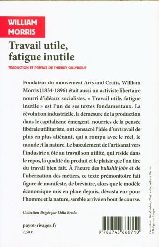 Produktbild: Travail utile, fatigue inutile