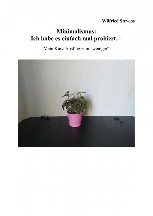 Produktbild: Minimalismus: Ich habe es einfach mal probiert...