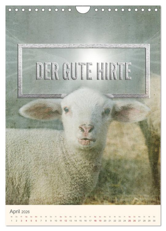 Produktbild: Namen von Jesus (Wandkalender 2026 DIN A4 hoch), CALVENDO Monatskalender