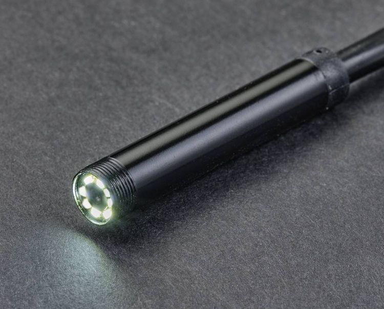 Produktbild: VOLTCRAFT BS-701SE+IP single lens (1 Kamera) Endoskop Sonden-&Oslash;: 8mm Sonden-L&auml;nge: 5m