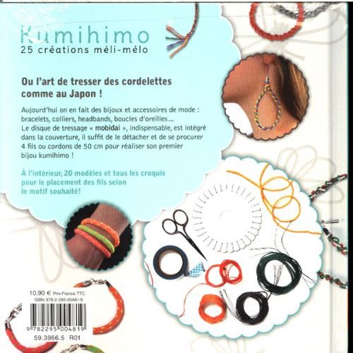 Produktbild: Kumihimo: 25 cr&eacute;ations m&eacute;li-m&eacute;lo