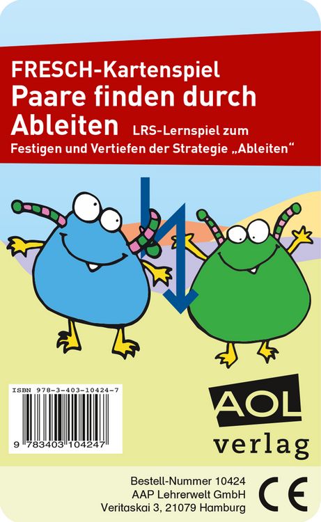Produktbild: FRESCH-Kartenspiel: Paare finden durch Ableiten
