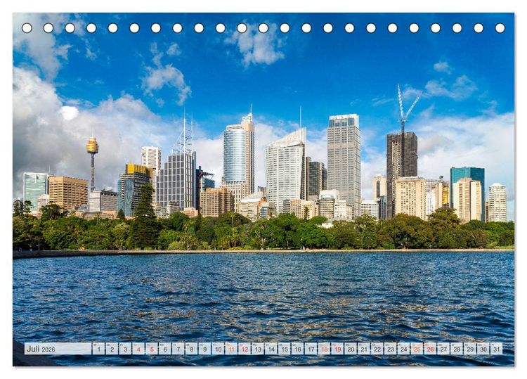 Produktbild: Australien Metropolen (Tischkalender 2026 DIN A5 quer), CALVENDO Monatskalender