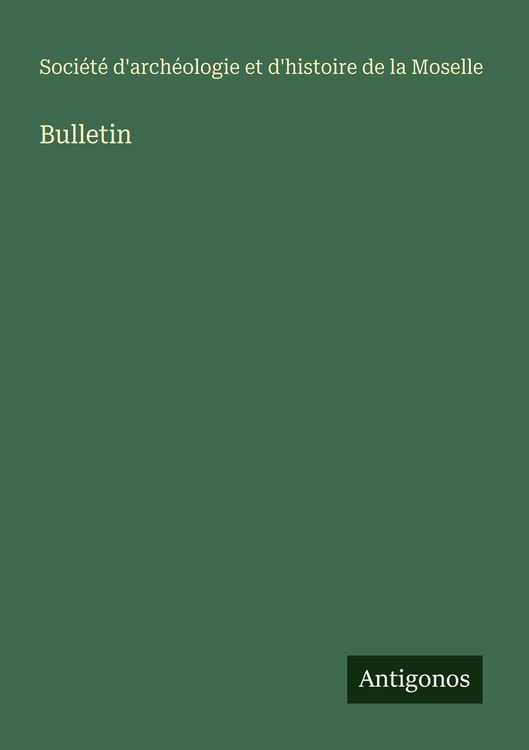 Produktbild: Bulletin