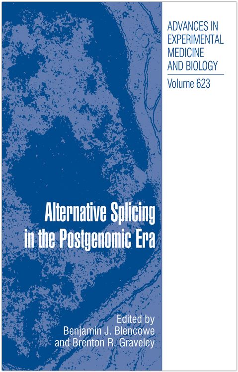 Produktbild: Alternative Splicing in the Postgenomic Era