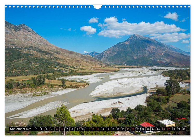 Produktbild: Landschaften in Albanien (Wandkalender 2026 DIN A3 quer), CALVENDO Monatskalender