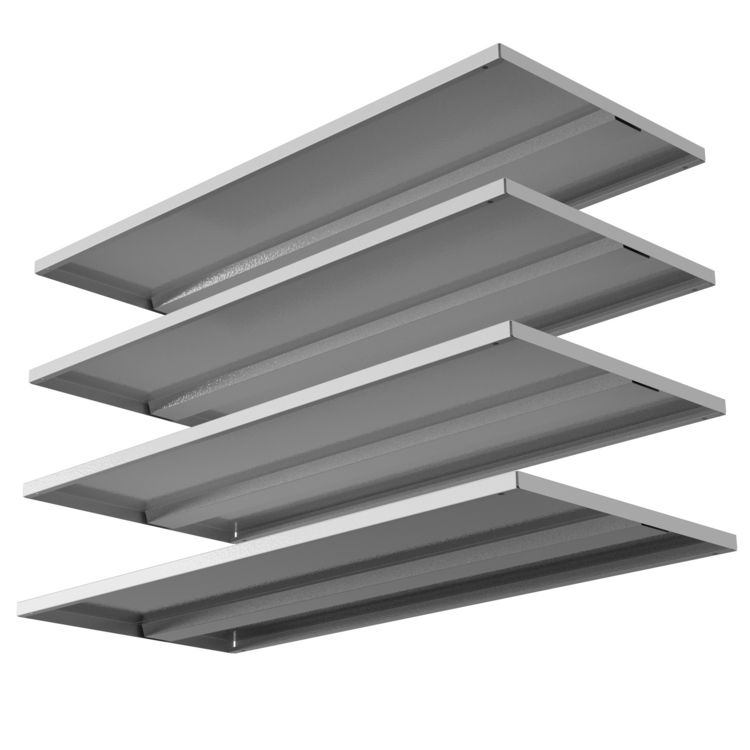 Produktbild: 4x Fachb&ouml;den f&uuml;r Stahlschrank Serie Malivo