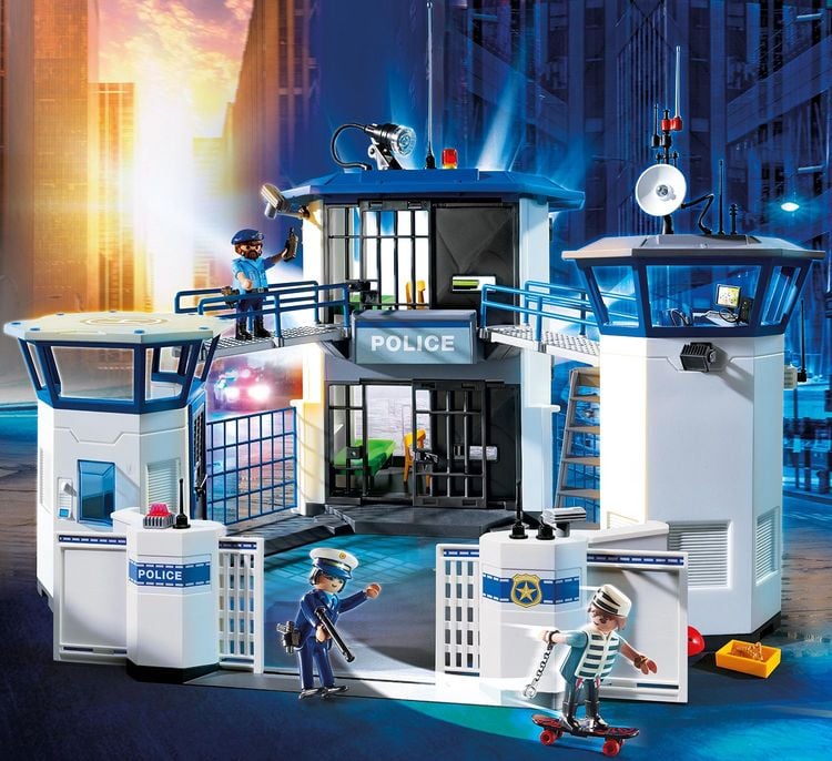 Produktbild: PLAYMOBIL® 6872 Polizei-Kommandozentrale mit Gefängnis