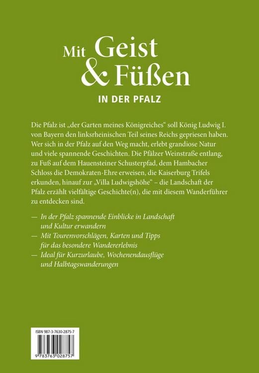 Produktbild: Mit Geist & F&uuml;&szlig;en. In der Pfalz