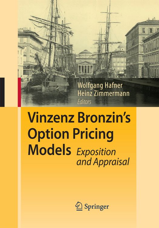 Produktbild: Vinzenz Bronzin's Option Pricing Models