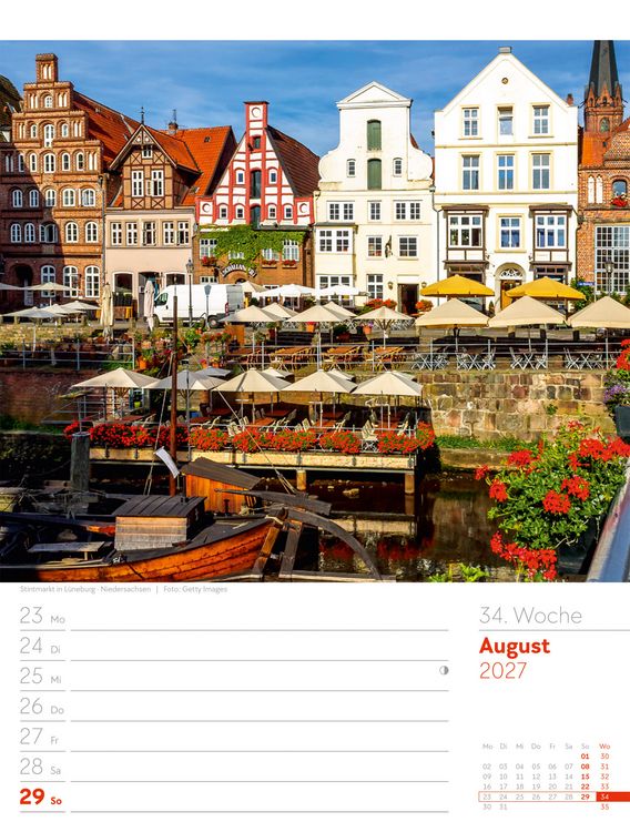 Produktbild: Malerisches Deutschland Wochenplaner Kalender 2027