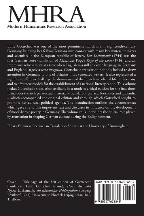 Produktbild: Der Lockenraub / The Rape of the Lock