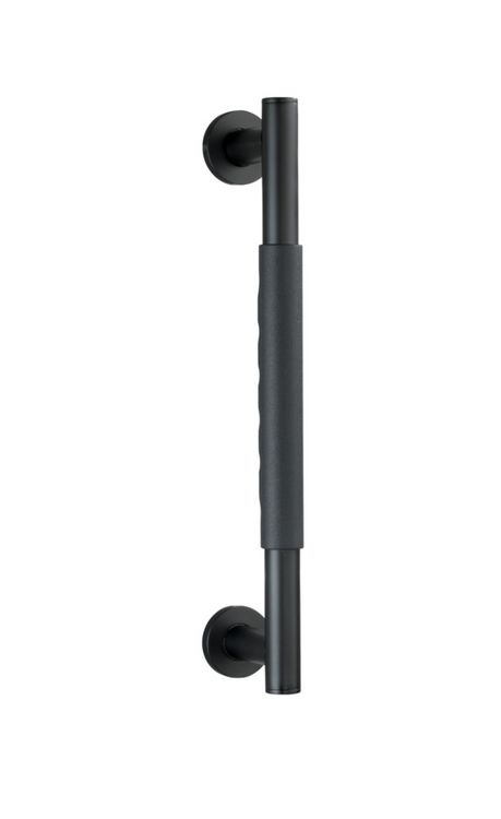 Produktbild: Wandhaltegriff Mod. Secura 40,5 cm Schwarz, Bauart gepr&uuml;ft
