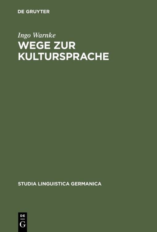Produktbild: Wege zur Kultursprache