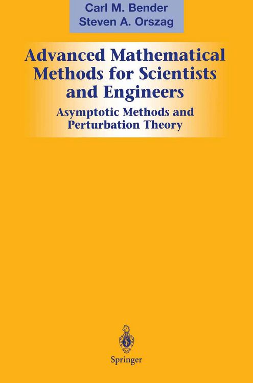 Produktbild: Advanced Mathematical Methods for Scientists and Engineers I