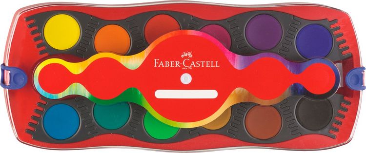 Produktbild: Faber-Castell Farbkasten Connector 12 Farben