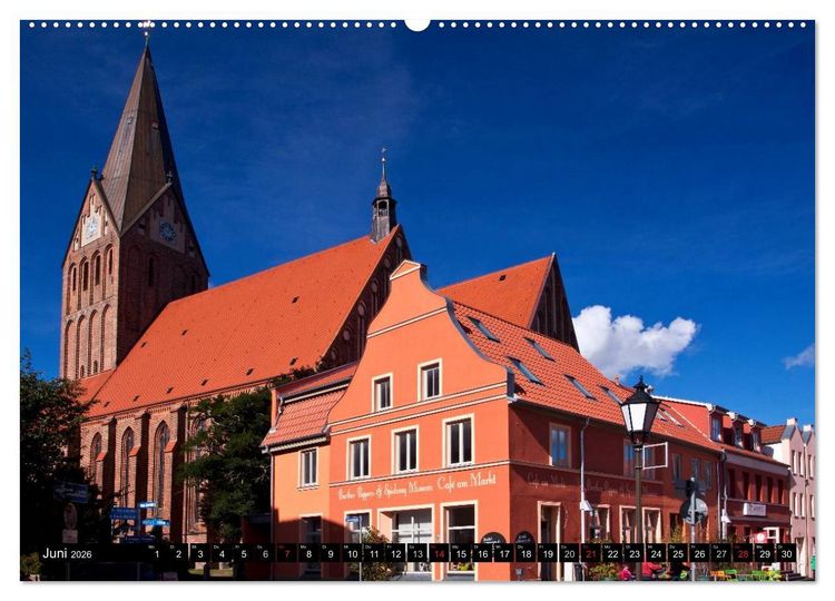 Produktbild: Barth - Idyll zwischen Bodden und Ostsee (Wandkalender 2026 DIN A2 quer), CALVENDO Monatskalender