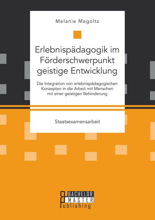 Produktbild: Erlebnisp&auml;dagogik im F&ouml;rderschwerpunkt geistige Entwicklung: Die Integration von erlebnisp&auml;dagogischen Konzepten in die Arbeit mit Menschen mit einer