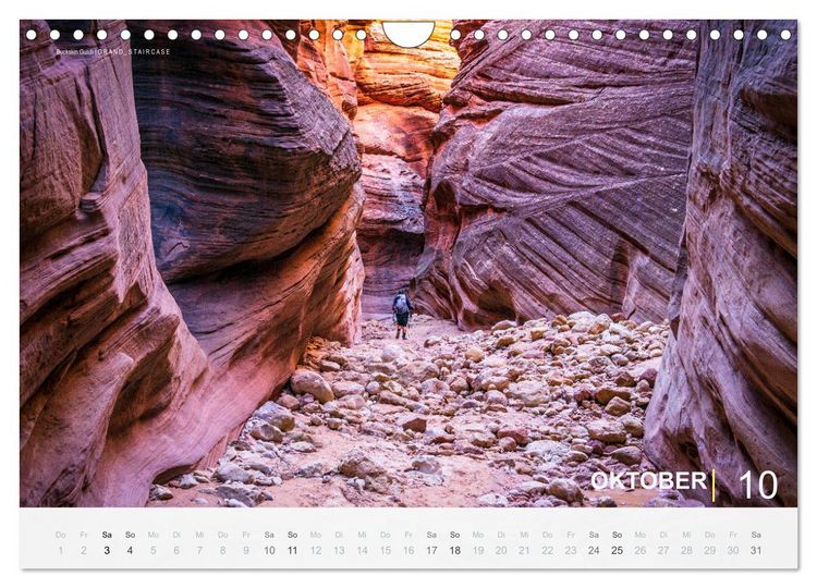 Produktbild: Wunderbare Wanderungen im S&uuml;dwesten der USA (Wandkalender 2026 DIN A4 quer), CALVENDO Monatskalender