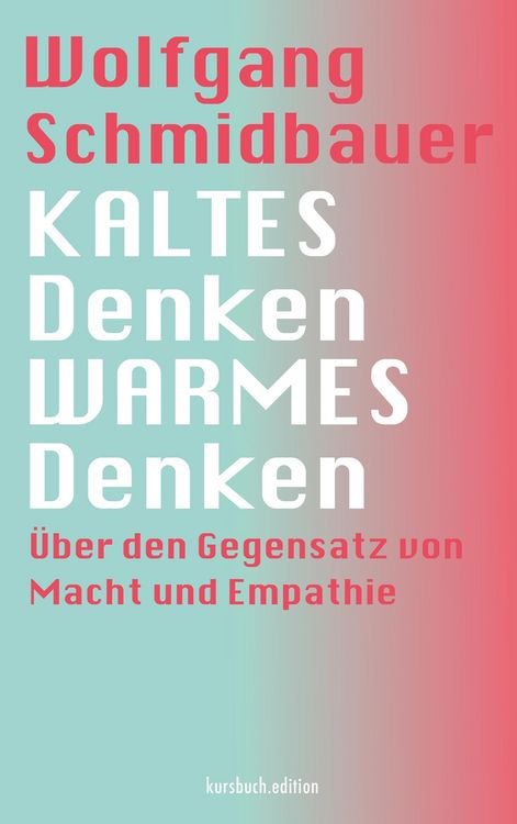 Produktbild: Kaltes Denken, Warmes Denken