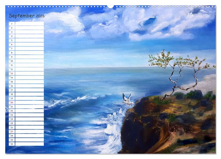 Produktbild: Faszination Malerei - Planer (hochwertiger Premium Wandkalender 2026 DIN A2 quer), Kunstdruck in Hochglanz
