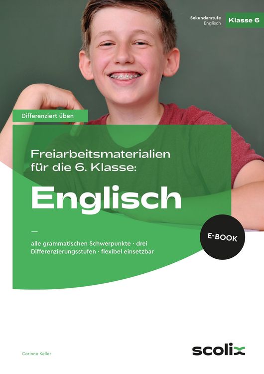 Produktbild: Freiarbeitsmaterialien f&uuml;r die 6. Klasse: Englisch