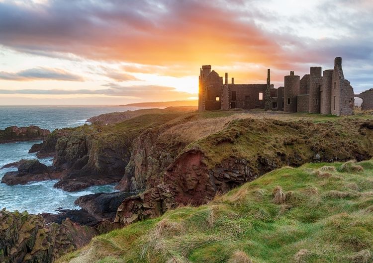 Produktbild: Lais Puzzle Slains Castle im Sonnenuntergang, Schottland 1000 Teile