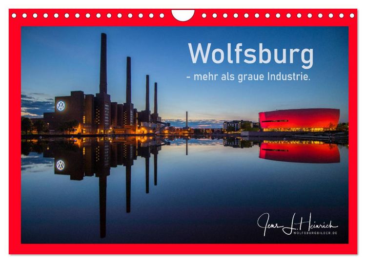 Produktbild: Wolfsburg - mehr als graue Industrie. (Wandkalender 2026 DIN A4 quer), CALVENDO Monatskalender