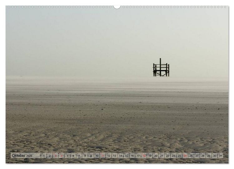 Produktbild: ST. PETER-ORDING PURistisch (hochwertiger Premium Wandkalender 2026 DIN A2 quer), Kunstdruck in Hochglanz